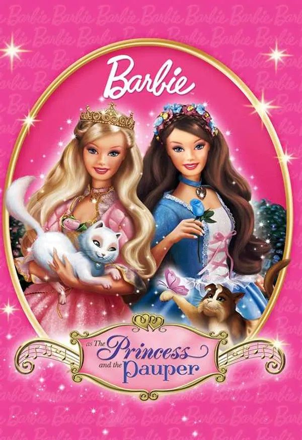 Poster phim Barbie vào vai công chúa và nàng lọ lem trên Xem Phim Fun