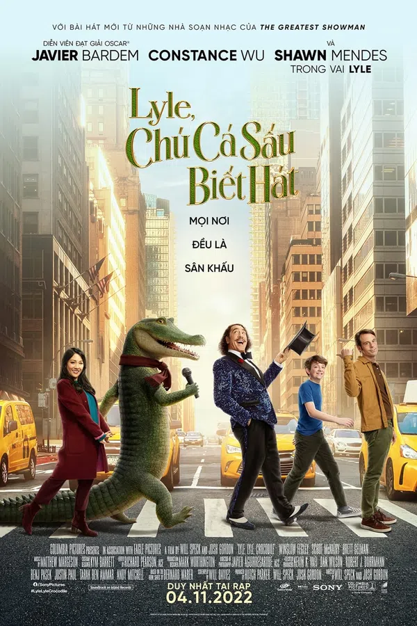 Xem Phim Lyle, Chú Cá Sấu Biết Hát Vietsub HD Online