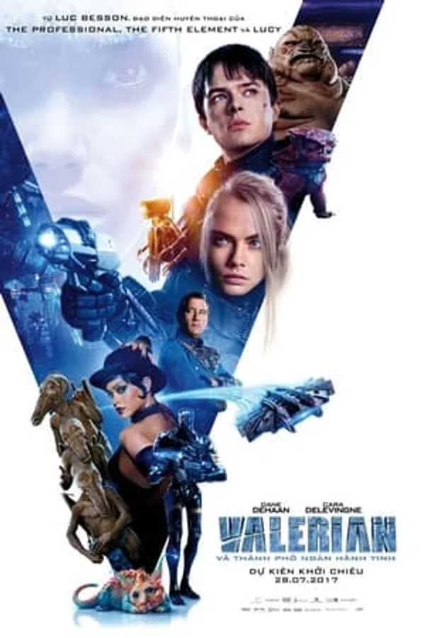 Poster phim Valerian và Thành Phố Ngàn Hành Tinh trên Xem Phim Fun